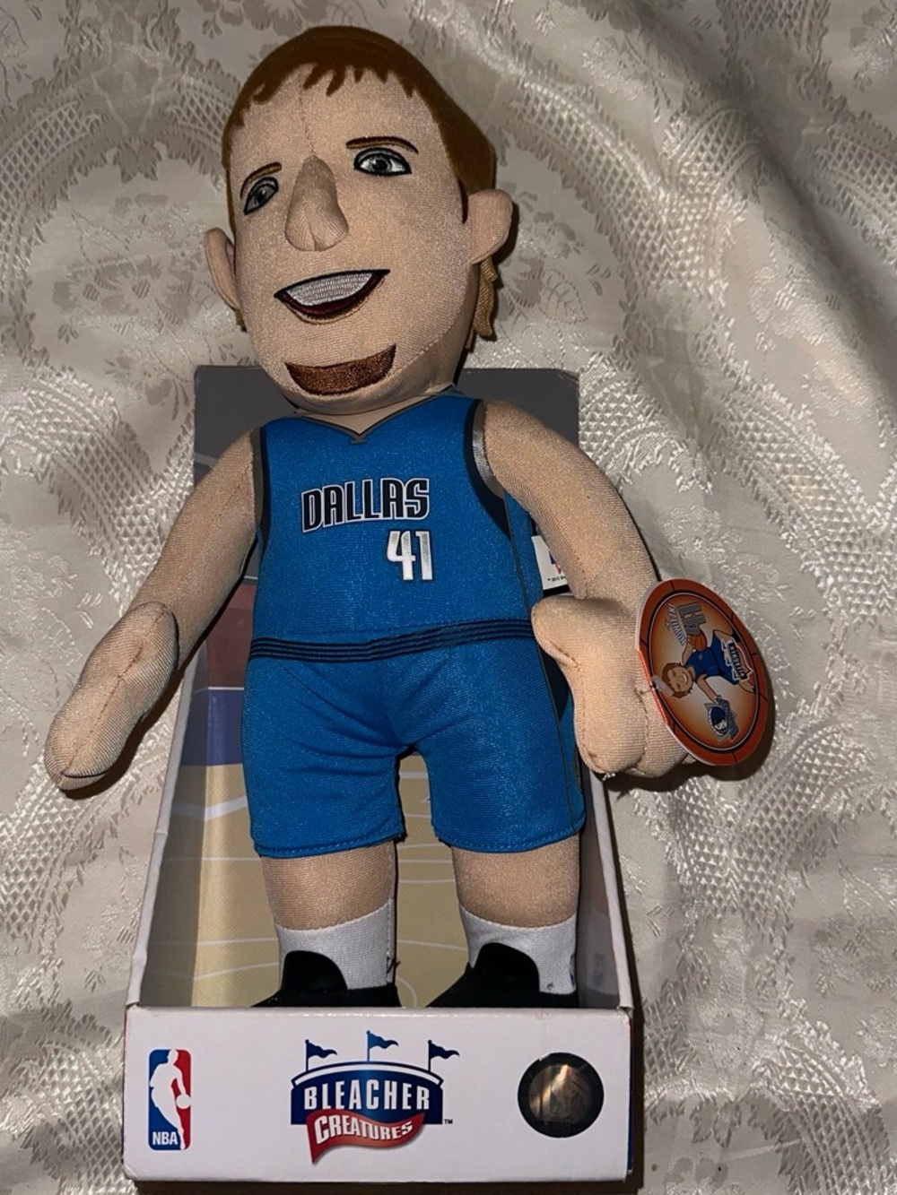 NBA Dallas Mavericks Dirk Nowitzki Bleacher Creatures plush doll